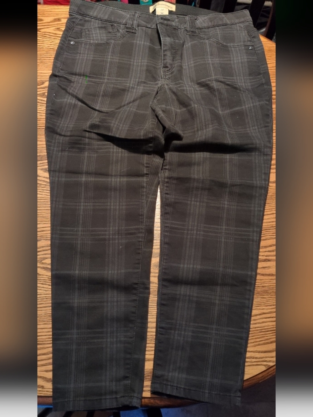 Democracy ab-technology skinny plaid pants